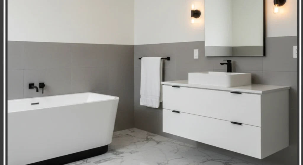 36. Add Gray Marble Floor Tiles​