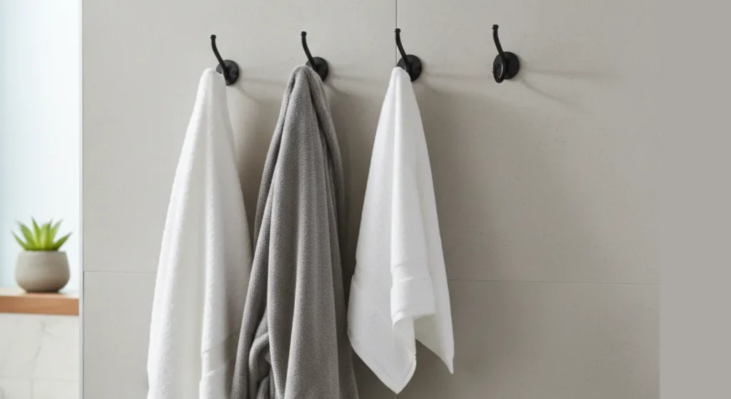 Hang Hooks for Towels and Robes