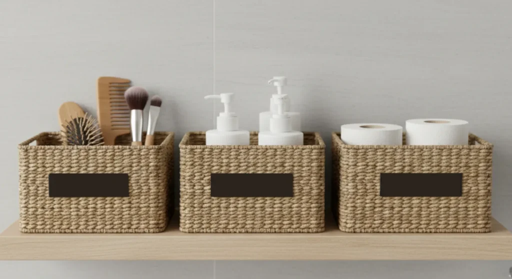 Use Baskets for Daily Items