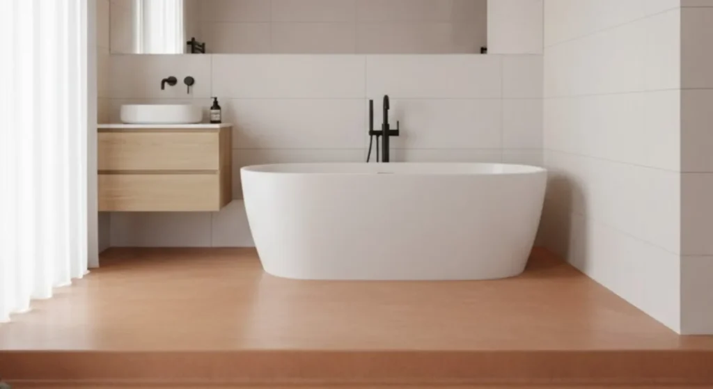 Tadelakt Waterproof Stucco floor for bathroom