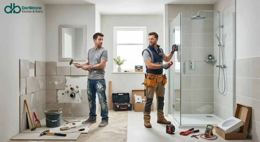 Comparing DIY vs Professional Bathroom Remodel​