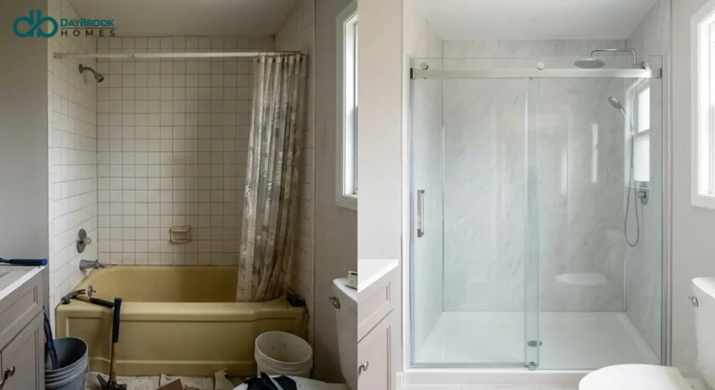 Examining One Day Shower Installation Before and After​